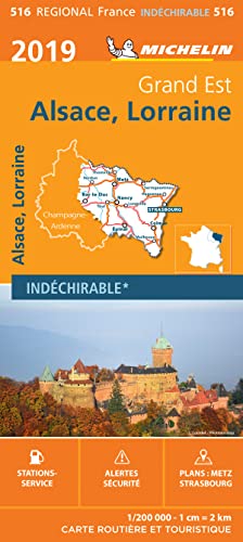 Carte régionale 516 Alsace Lorraine 2019