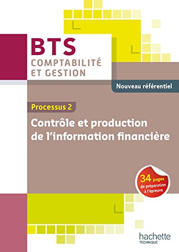 Contrôle et production de l'information financière, BTS CG