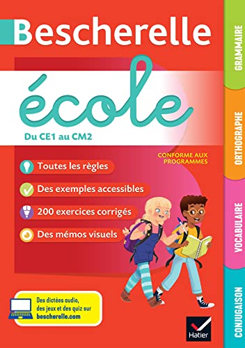 Bescherelle école - Français (CP, CE1, CE2, CM1, CM2): tout le programme de français à l'école primaire