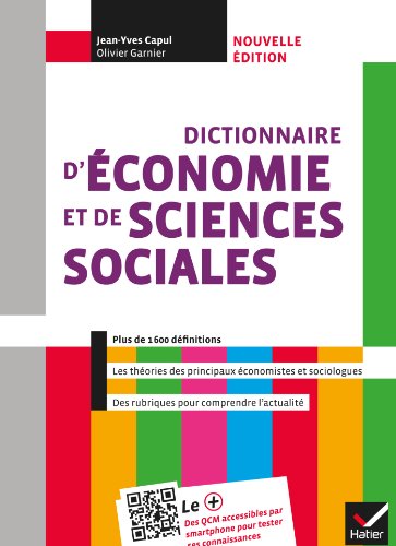 Dictionnaire d'économie et de sciences sociales éd. 2013