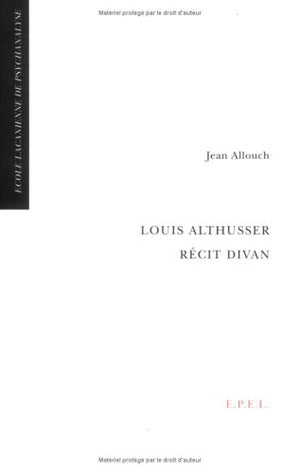 Louis althusser récit divan