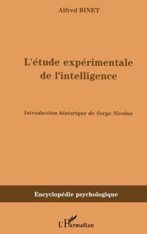 L'étude expérimentale de l'intelligence