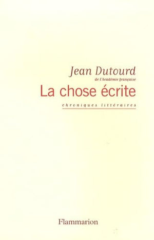 La Chose écrite