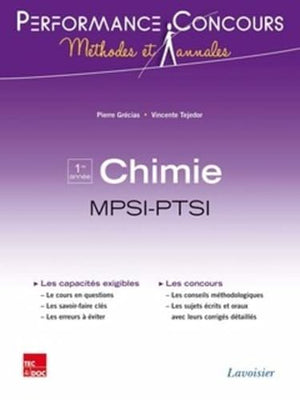 Chimie 1re année MPSI-PTSI