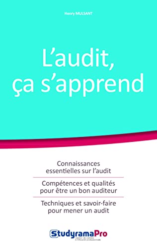 L'audit, ça s'apprend !