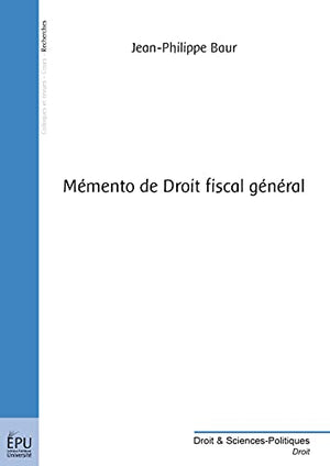 Mémento de droit fiscal général