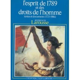 L'Esprit de 1789 et des droits de l'homme