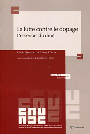 la lutte contre le dopage