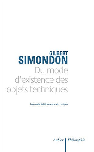 Du mode d'existence des objets techniques