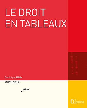 Le droit en tableaux. 6e éd.