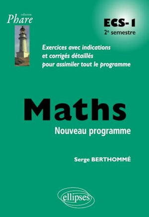 Mathématiques ECS-1 2e semestre