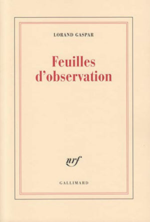 Feuilles d'observation