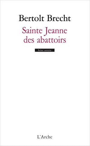 Sainte Jeanne des abattoirs