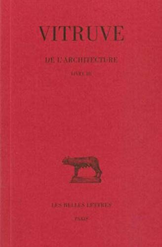 De l'architecture, livre III