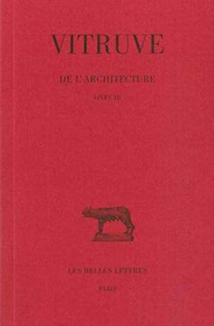 De l'Architecture. Livre III