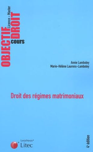 Droit des régimes matrimoniaux