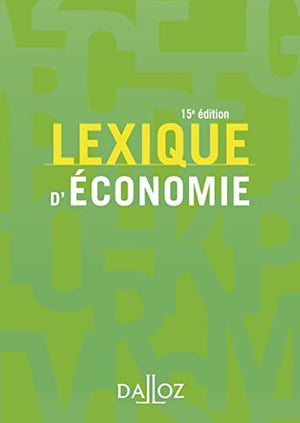 Lexique d'économie 15ed