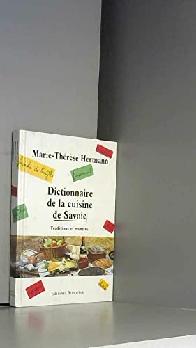 Dictionnaire de la cuisine de Savoie