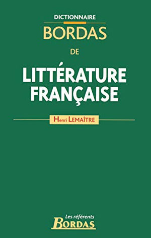 Dictionnaire de littérature française