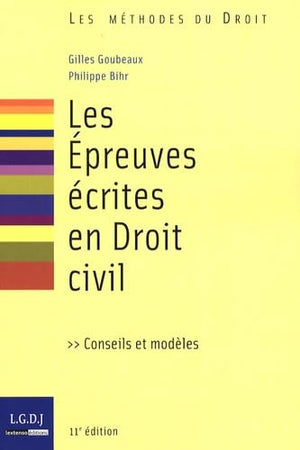 Les épreuves écrites en droit civil