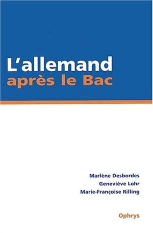 L'allemand après le Bac. IUT/BTS/Classes préparatoires