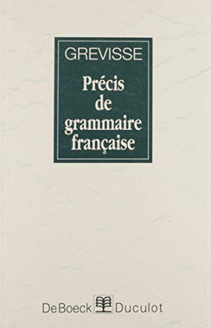 Précis de grammaire française