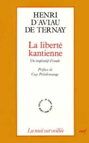 La liberté kantienne. Un impératif d'exode