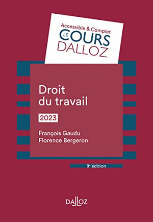 Droit du travail 2023 9ed