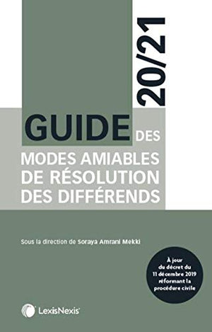 Guide des modes amiables de résolution des différends 2020/2021