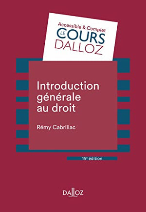 Introduction générale au droit