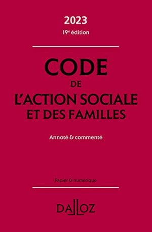 Code de l'action sociale et des familles 2023