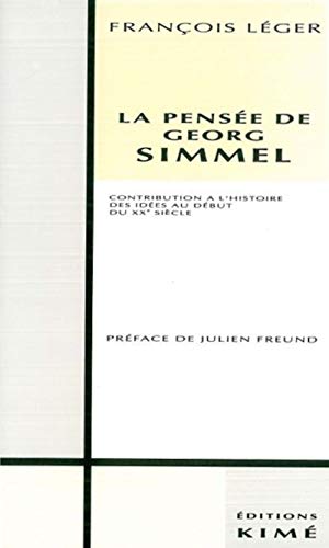 La Pensée de Georges Simmel