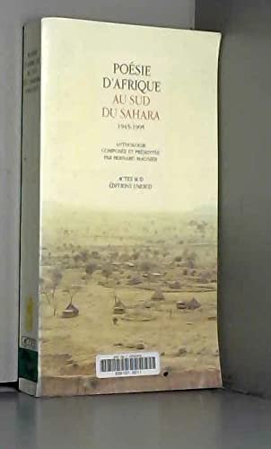 Poésie d'Afrique au sud du Sahara, 1945-1995