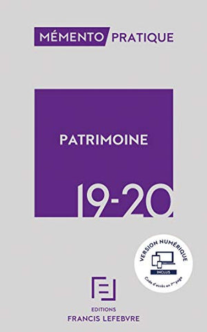 Mémento Patrimoine 2019-2020