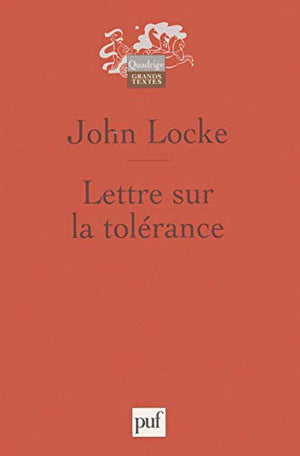 Lettre sur la tolérance