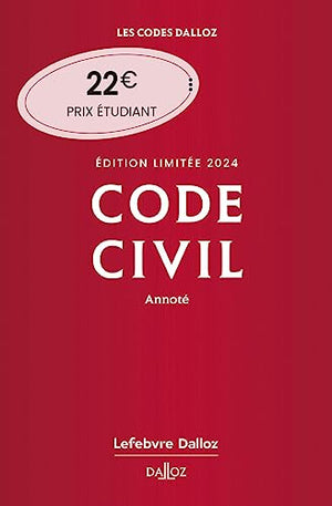 Code civil 2024 annoté