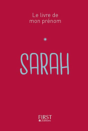 Le livre de mon prénom - Sarah