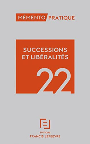 Mémento Successions Libéralités