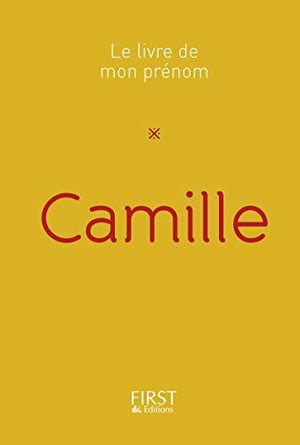 Le livre de mon prénom - Camille