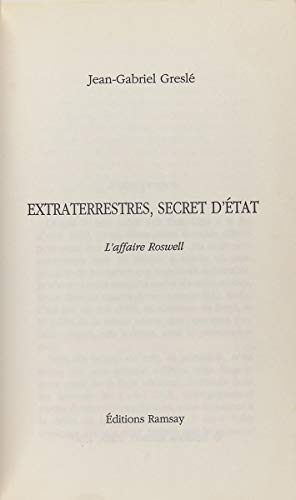 Extraterrestres: Secret d'État, l'affaire Roswell