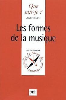 Les formes de la musique