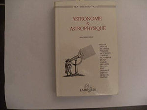 Astronomie et astrophysique