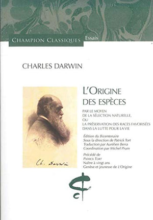 L'origine des espèces