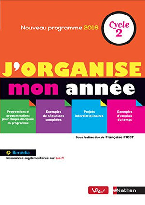 J'organise mon année - Cycle 2