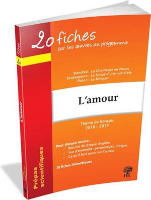 20 fiches sur oeuvres au programme - L'amour