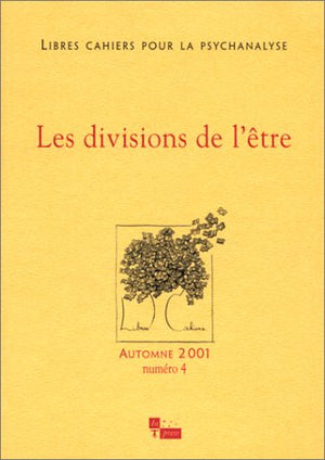 Les divisions de l'être