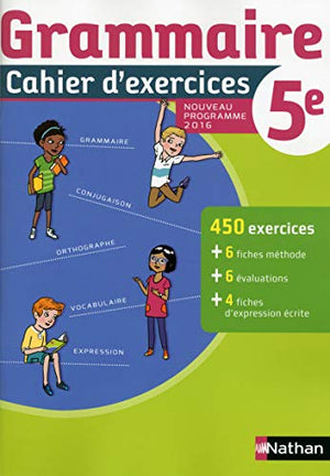 Cahier de grammaire 5e