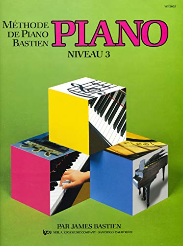 Methode de piano bastien : piano, niveau 3