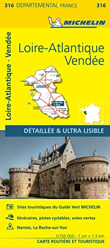 Carte Départementale Loire-Atlantique, Vendée
