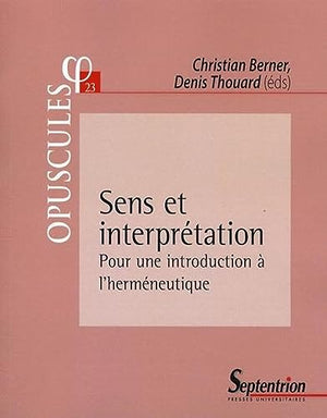 Sens et interprétation